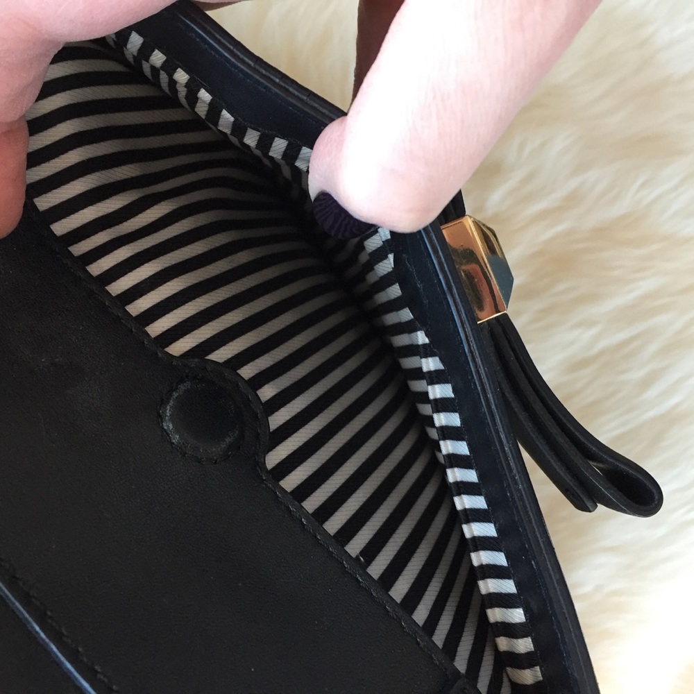 Kate Spade Black Bow Satchel - Picture 5 of 8